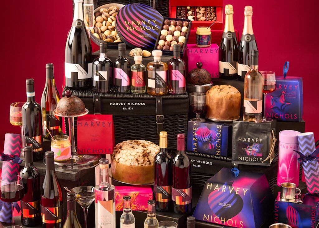 Christmas gift hampers and drinks