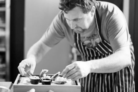 Chef Scott Hallsworth cooks up a secret island feast in the heart of London