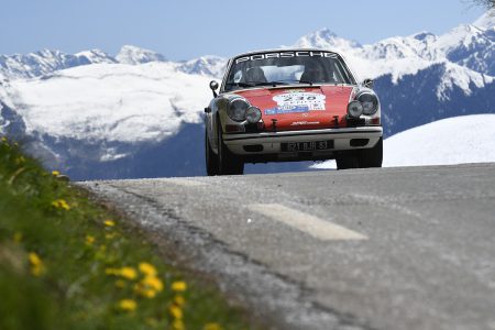 Coldplay bassist Guy Berryman guides us in taking vintage cars around the Le Mans circuit