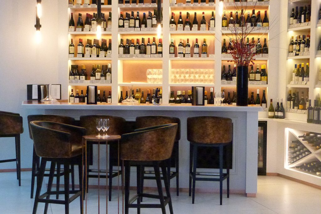 Explore the vintages on offer in M Wine Store's new bar in Victoria