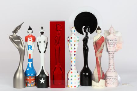 Behind artist Sir Anish Kapoor’s 2018 BRIT Award trophy