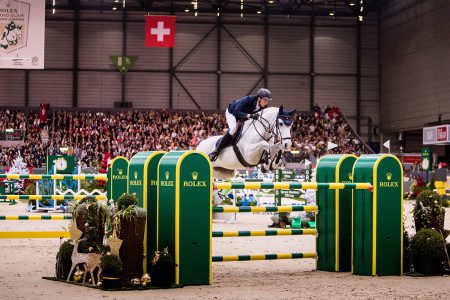 Swiss show jumping champion Martin Fuchs wins the CHI Geneva Grand Prix