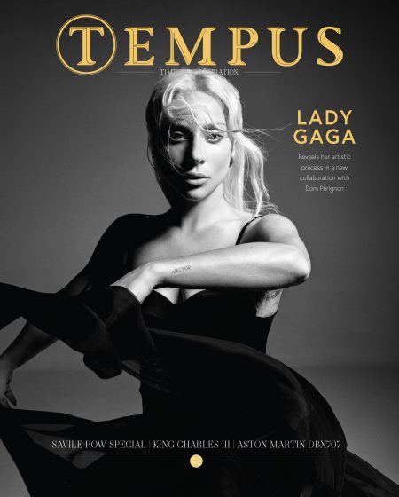 Lady Gaga stars on the cover of Tempus Magazine 82