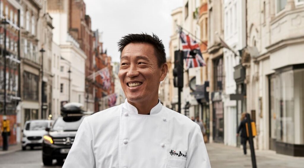 Chef Akira Back, London restaurant 