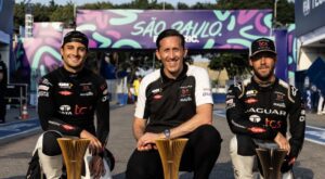 James Barclay, Mitch Evans and Sam Bird, Jaguar TCR Racing Drivers
