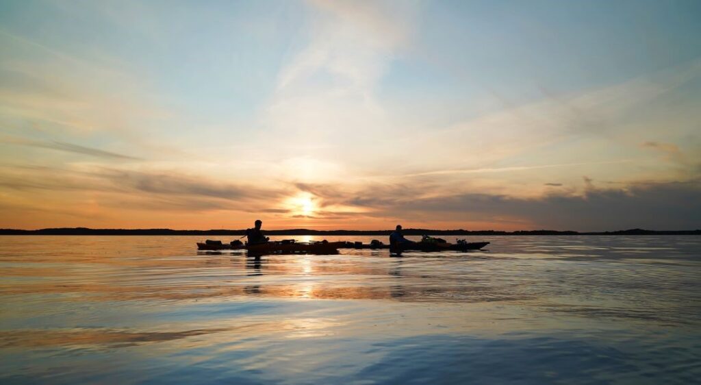 Kayakers in Finland