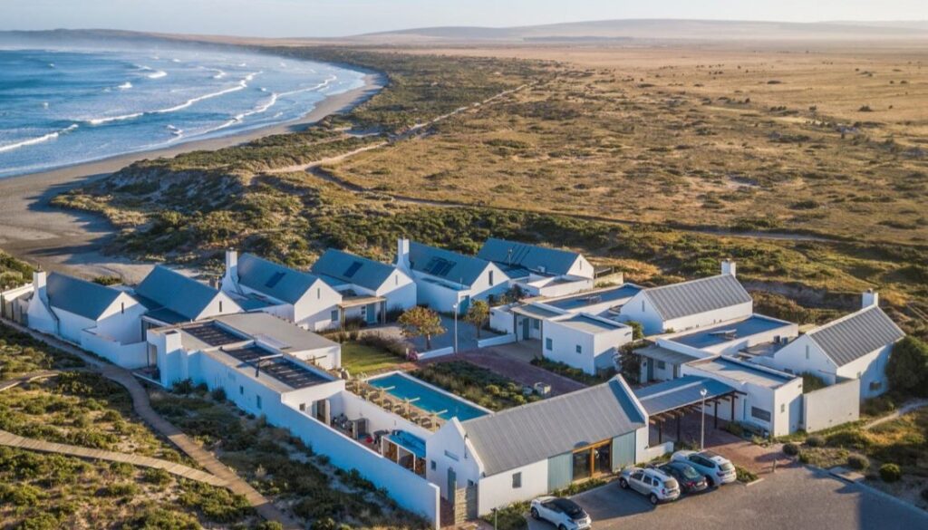 Aerial view of The Strandloper Ocean Boutique Hotels