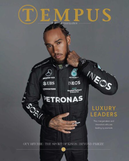 Lewis Hamilton stars on the cover of Tempus Autumn Edition