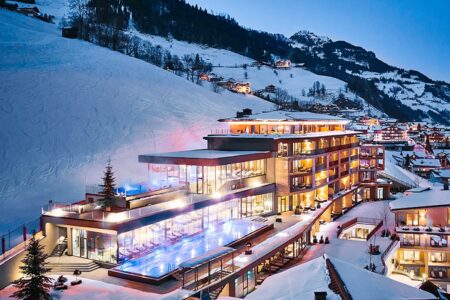 Austria’s Alpine resort Grossarl transforms into a winter wonderland