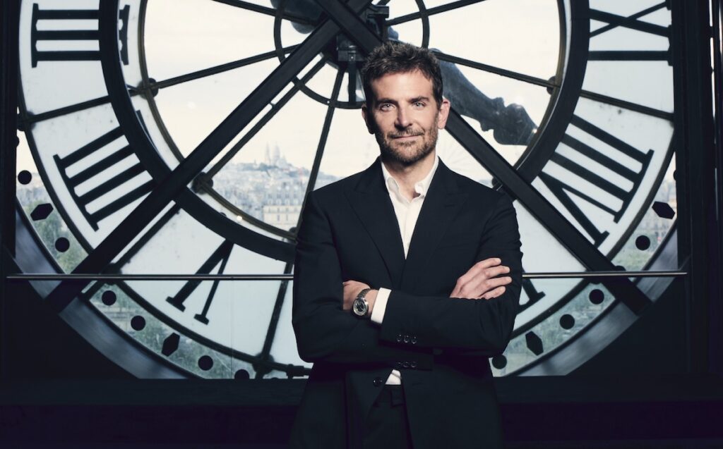Louis Vuitton watch ambassador Bradley Cooper for Louis Vuitton ©️Mario Sorrenti/Louis Vuitton