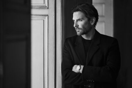 Louis Vuitton watch ambassador Bradley Cooper for Louis Vuitton ©️Mario Sorrenti/Louis Vuitton