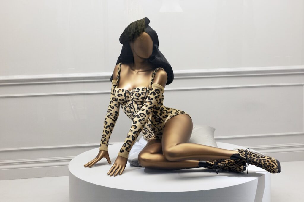 Naomi in Fashion exhibition