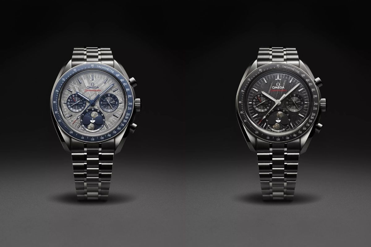 Omega Speedmaster Moonphase Meteorite