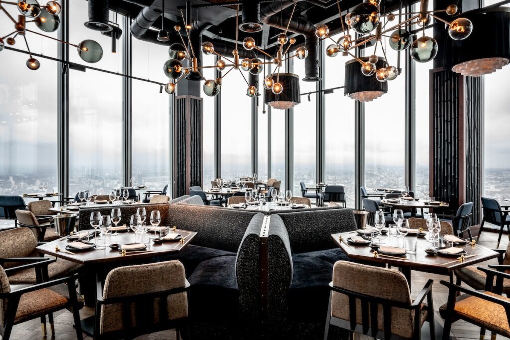 fine dining rooftop restaurants London