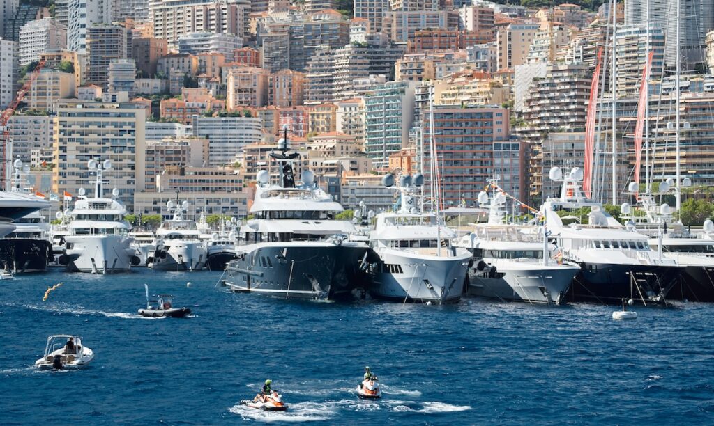 Monaco Grand Prix superyacht