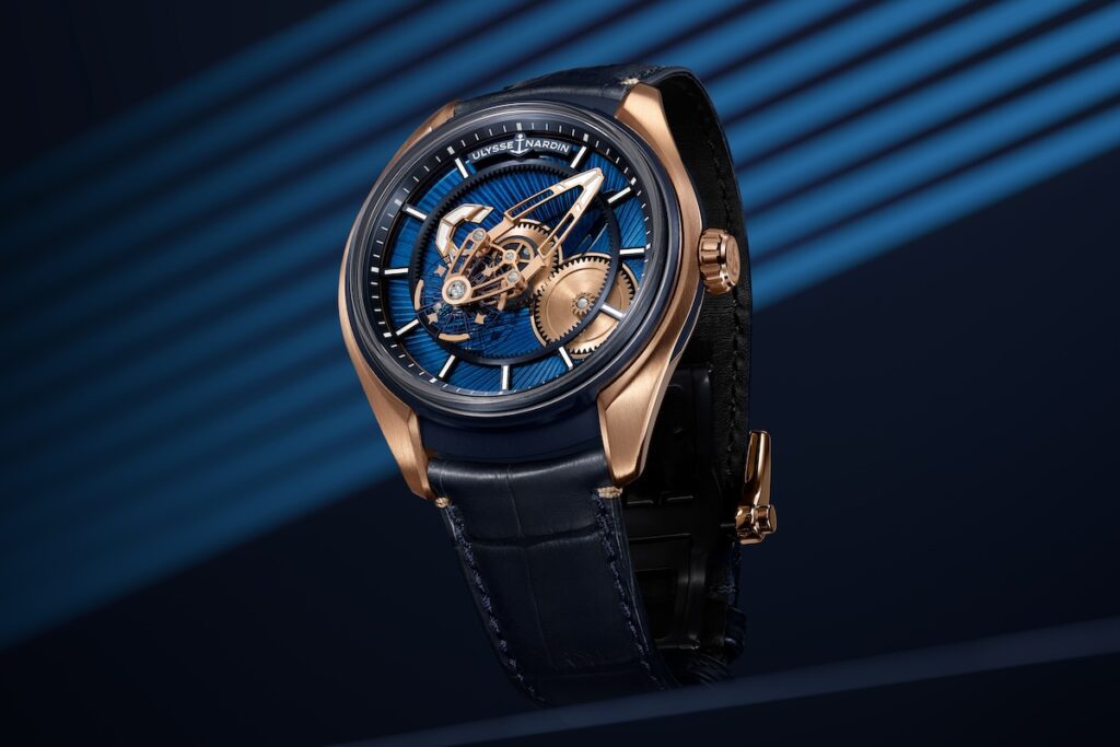Ulysse Nardin freak x gold enamel