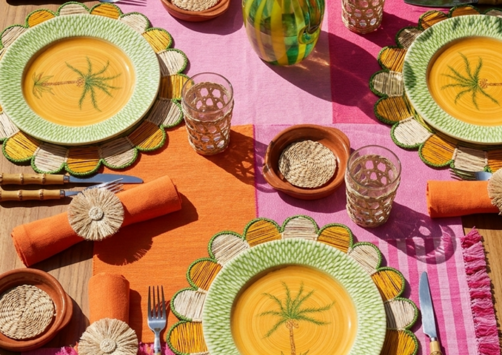 summer tablescaping