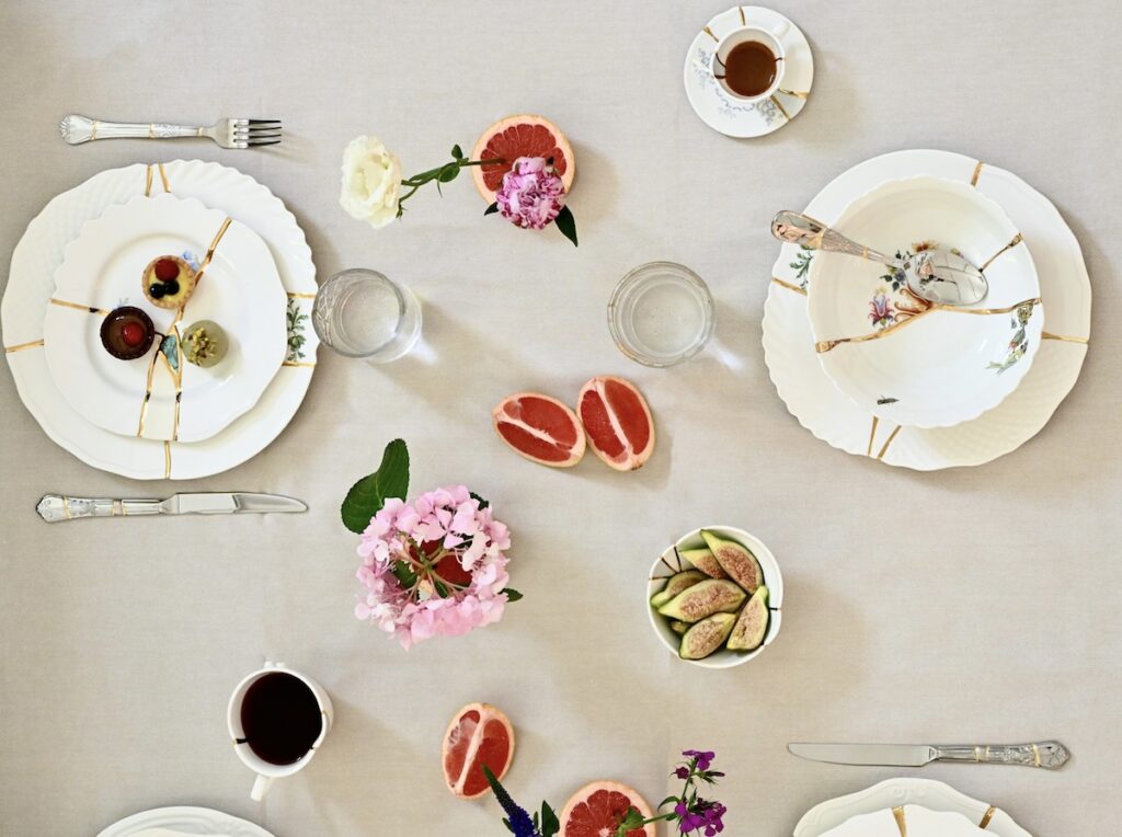 summer tablescaping
