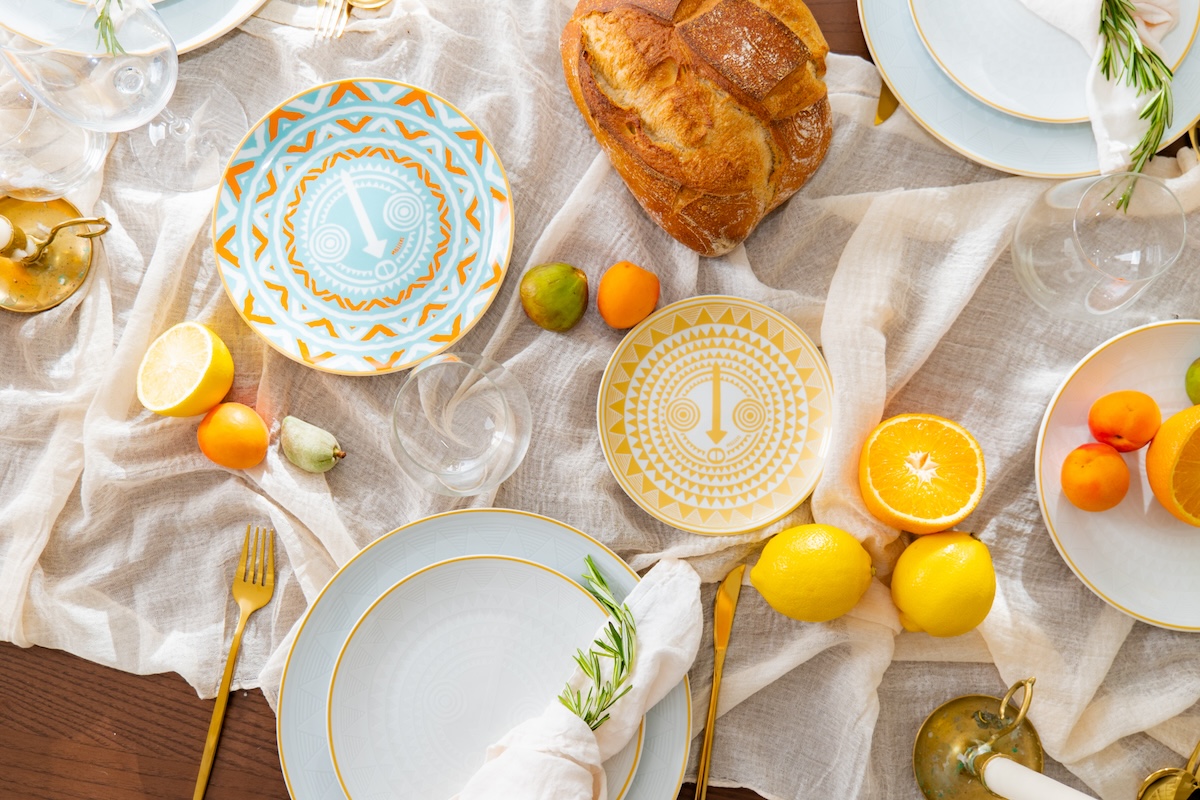 summer tablescaping