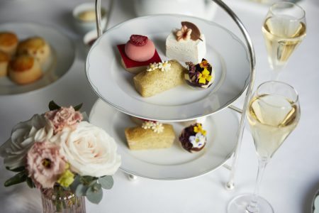 A floral arrangement: The Dorchester hotel launches an Afternoon Tea home delivery in partnership with RHS Chelsea Flower Show