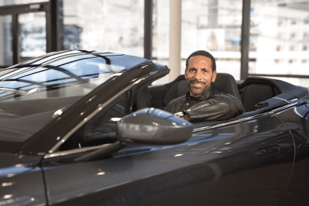 Rio Ferdinand hopes to inspire the next generation as Aston Martin’s newest brand ambassador