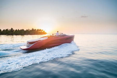 Tempus takes the wheel of Princess Yachts’ groundbreaking performance sports yacht, the R35