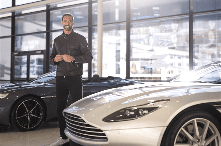 Rio Ferdinand hopes to inspire the next generation as Aston Martin's ...