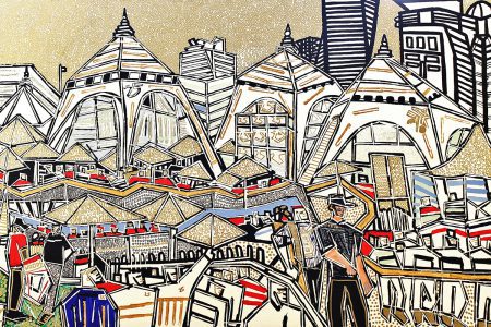 Sports artist Ben Mosley on action painting, Ed Sheeran and the beautiful game